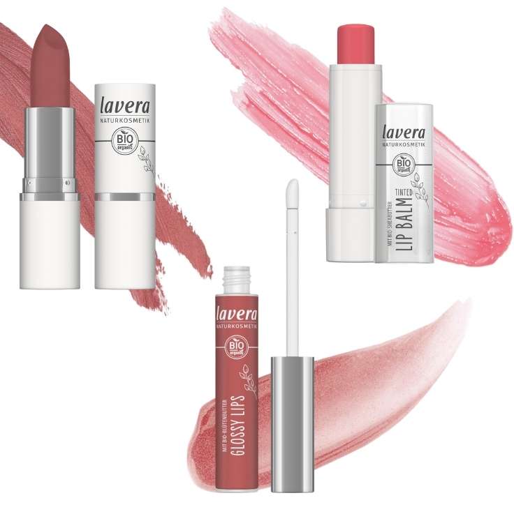 Labiales maquillaje navideño lavera